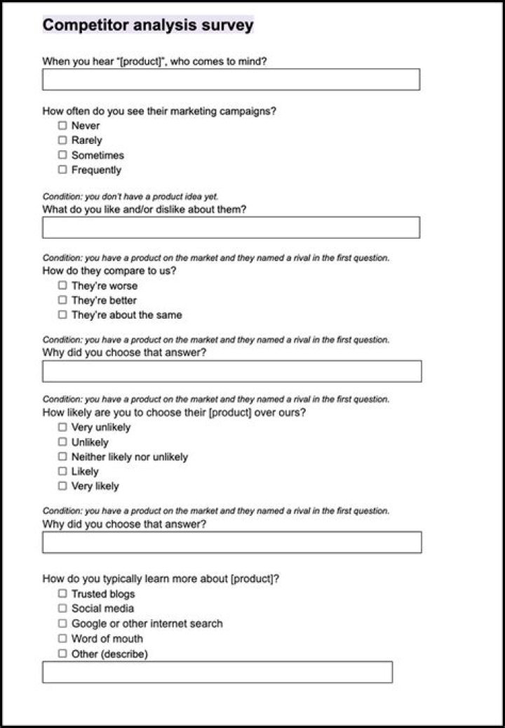 Best Competitor Survey Questions PDF: Boost Your Market Insights