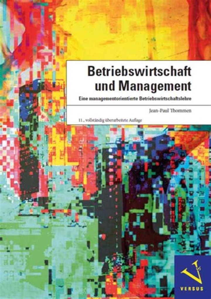 Betriebswirtschaft und Management Thommen: Effizientes Wirtschaftswissen als PDF