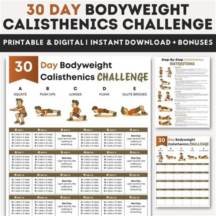 Better Me Calisthenics Workout Plan PDF: Get Stronger, Faster