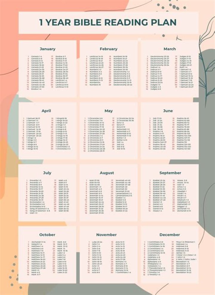 Complete Bible in One Year: Daily Reading Plan PDF