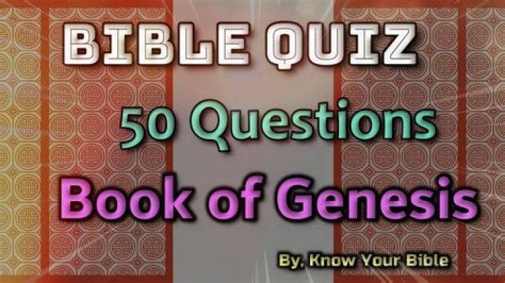 Bible Quiz Genesis 1-50: 50 Questions & Answers PDF in Tamil