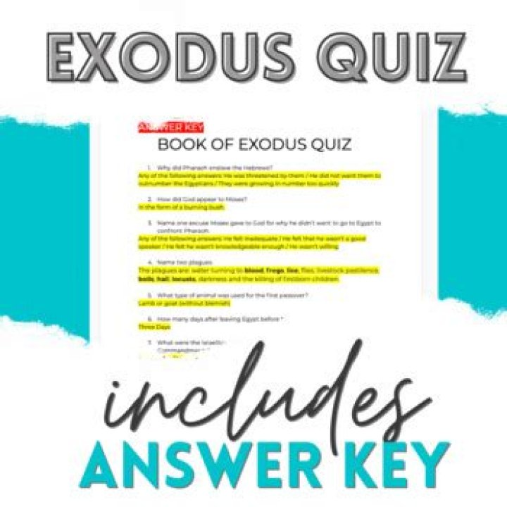 Bible Quiz on Exodus with Answers PDF – Test Your Knowledge