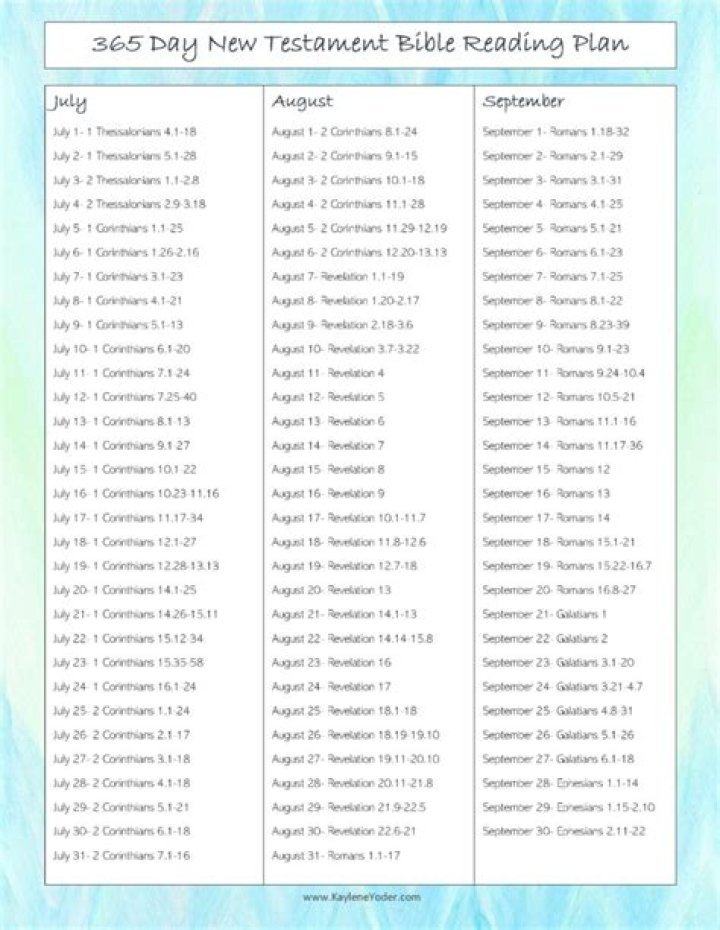 Complete 365-Day Bible Reading Plan PDF for Daily Growth