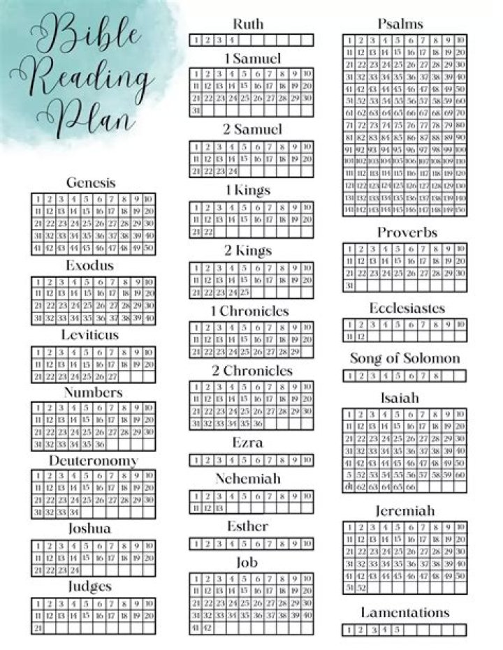 2024 Bible Reading Plan for PDF: Daily Scripture Guide