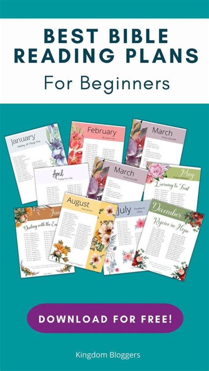 Bible Reading Plan for Beginners PDF 2020: Step-by-Step Guide
