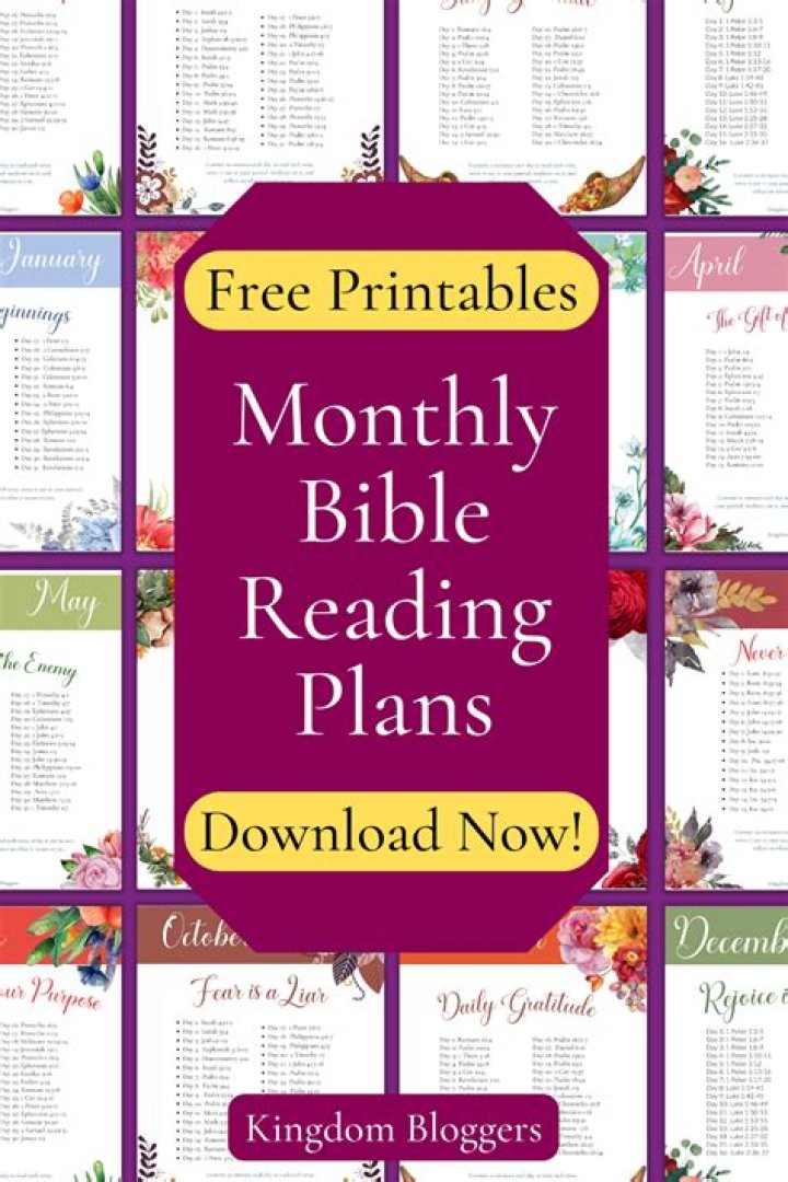 30-Day Bible Reading Plan PDF – Complete Daily Study Guide