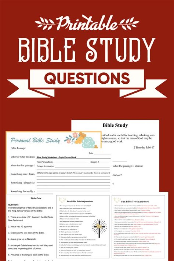 Bible Study Lessons with Questions and Answers PDF for Daily Growth