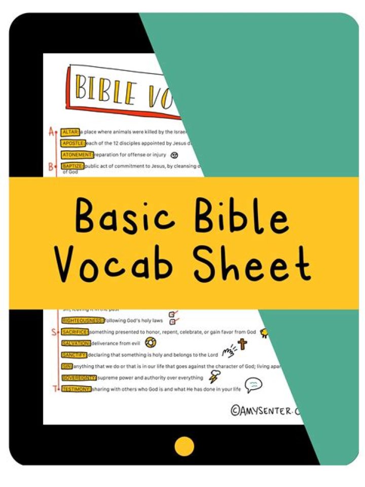 Free Bible Vocabulary Words List PDF – Master Scripture Terms
