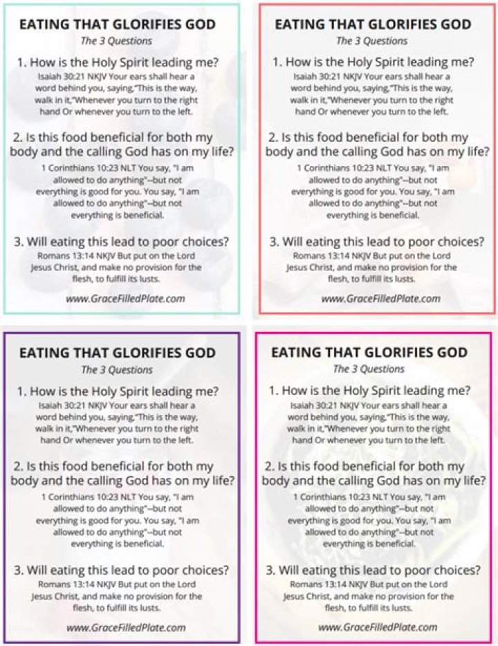 Biblical Eating Plan PDF: Faith-Based Nutrition Guide