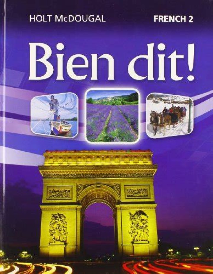 Bien Dit French 2 Textbook PDF Answers – Complete Study Guide