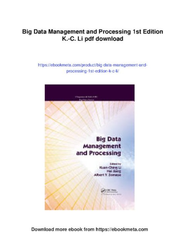Master Big Data Management and Processing: Expert PDF Strategies