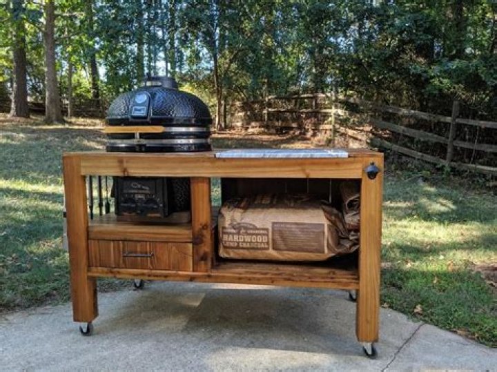 Big Green Egg Table Plans in Large PDF – Download Free Designs