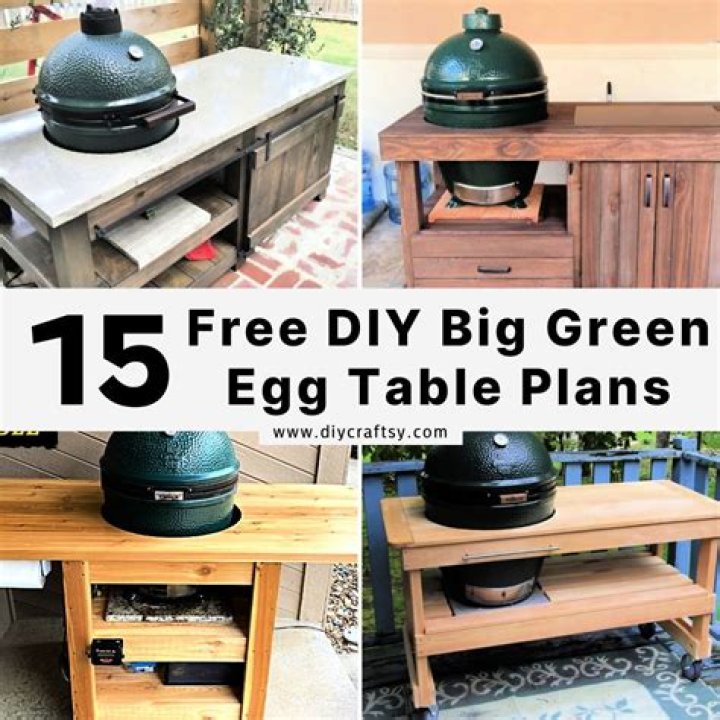 Free Big Green Egg Table Plans PDF – Easy DIY Guide