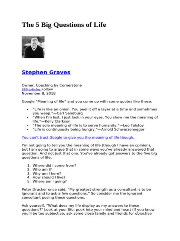 Big Questions of Life PDF: Explore the Deepest Mysteries