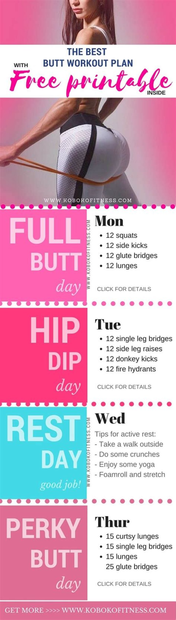 Bigger Booty Workout Plan PDF: Effective Exercises for Fuller Butt