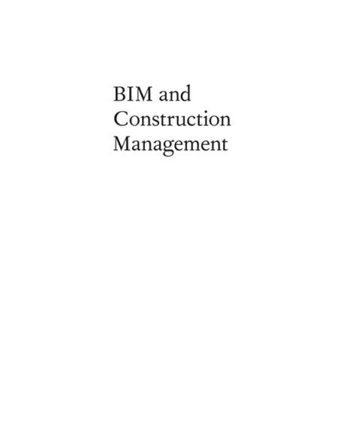 BIM and Construction Management PDF: Essential Guide & Download