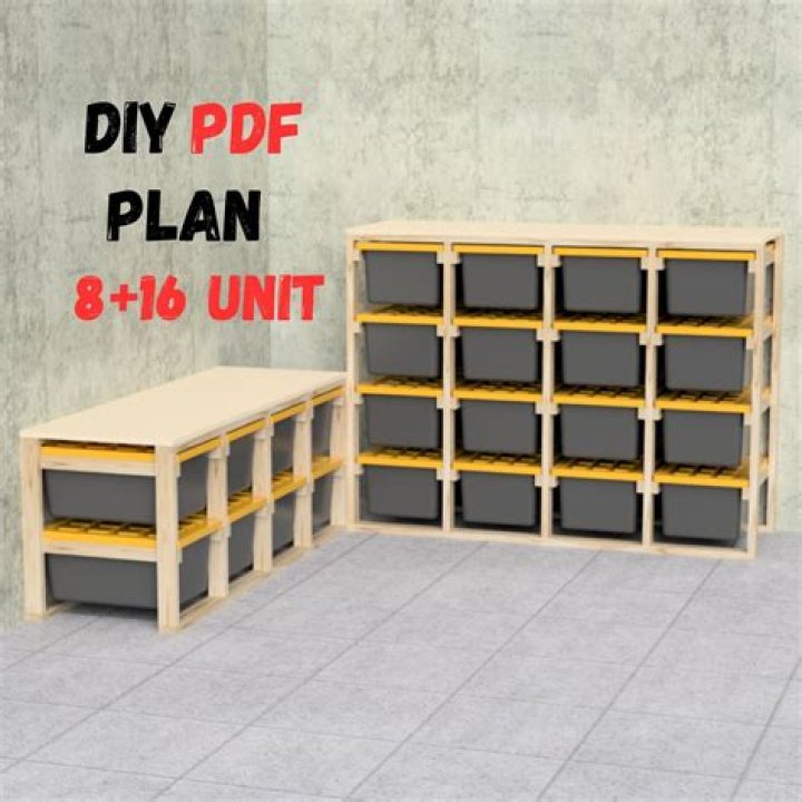 Free Bin Storage Rack Plans PDF – Download Versatile Storage Solutions