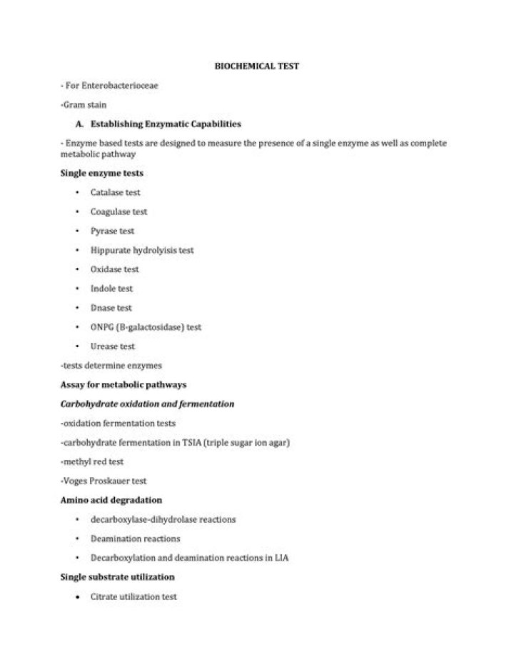 Biochemical Test PDFs: Essential Guide & Downloadable Reports