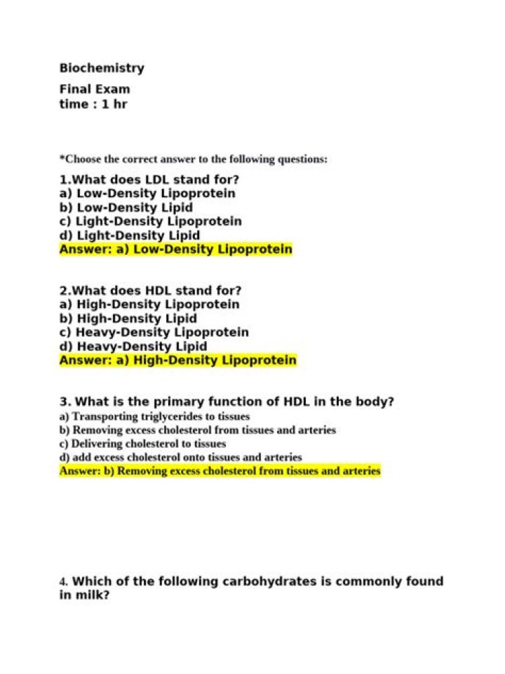 Biochemistry Final Exam Questions PDF – Practice & Prep