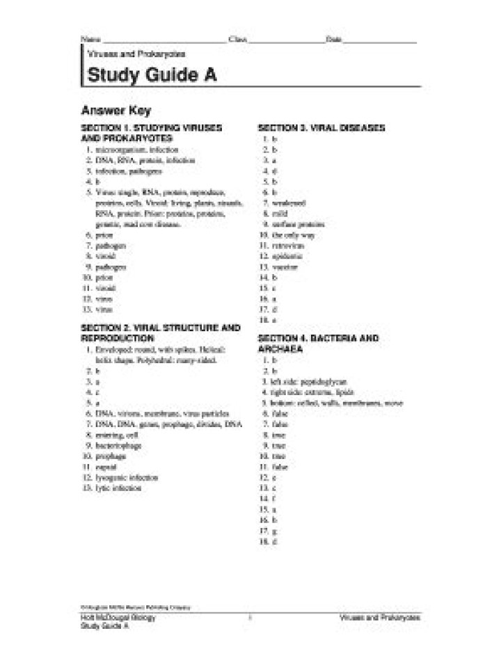 Biology Chapter 5 Study Guide Answer Key PDF – Perfect for Exam Prep