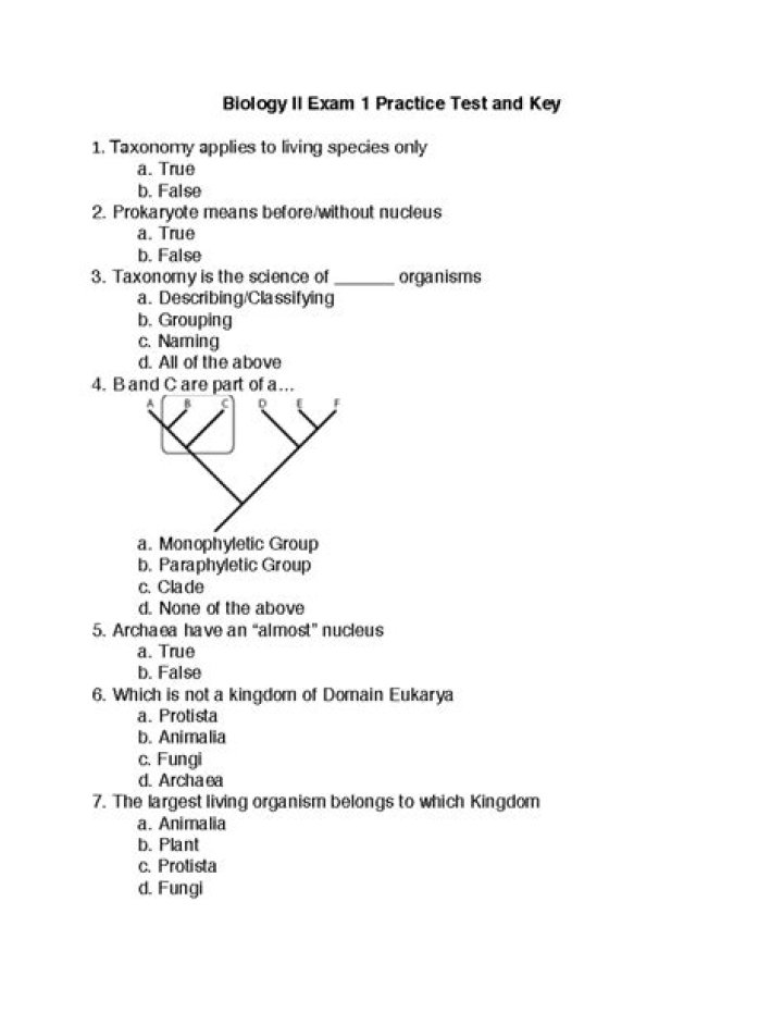 Biology Exam 1 Questions & Answers PDF – Master Your Study Guide