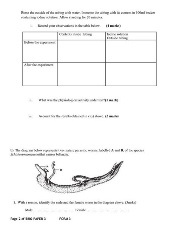 Biology Paper 3 Questions & Answers PDF: Study Guide & Solutions