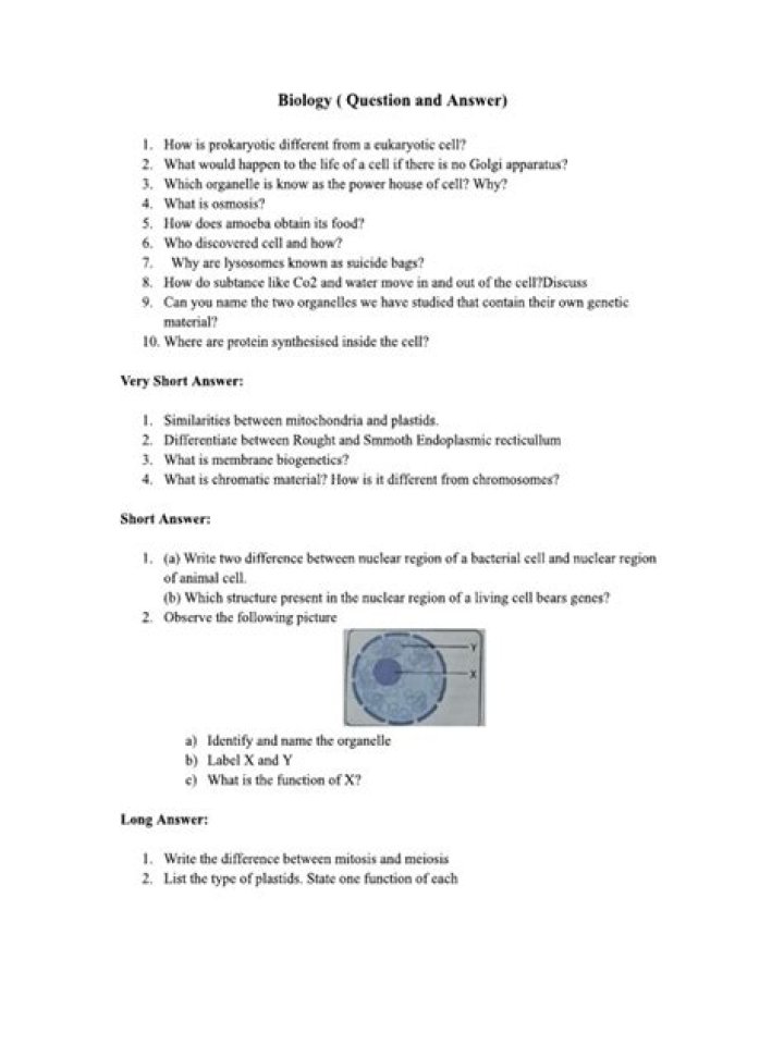 Free Biology S3 Exam Questions & Answers PDF – Download Now
