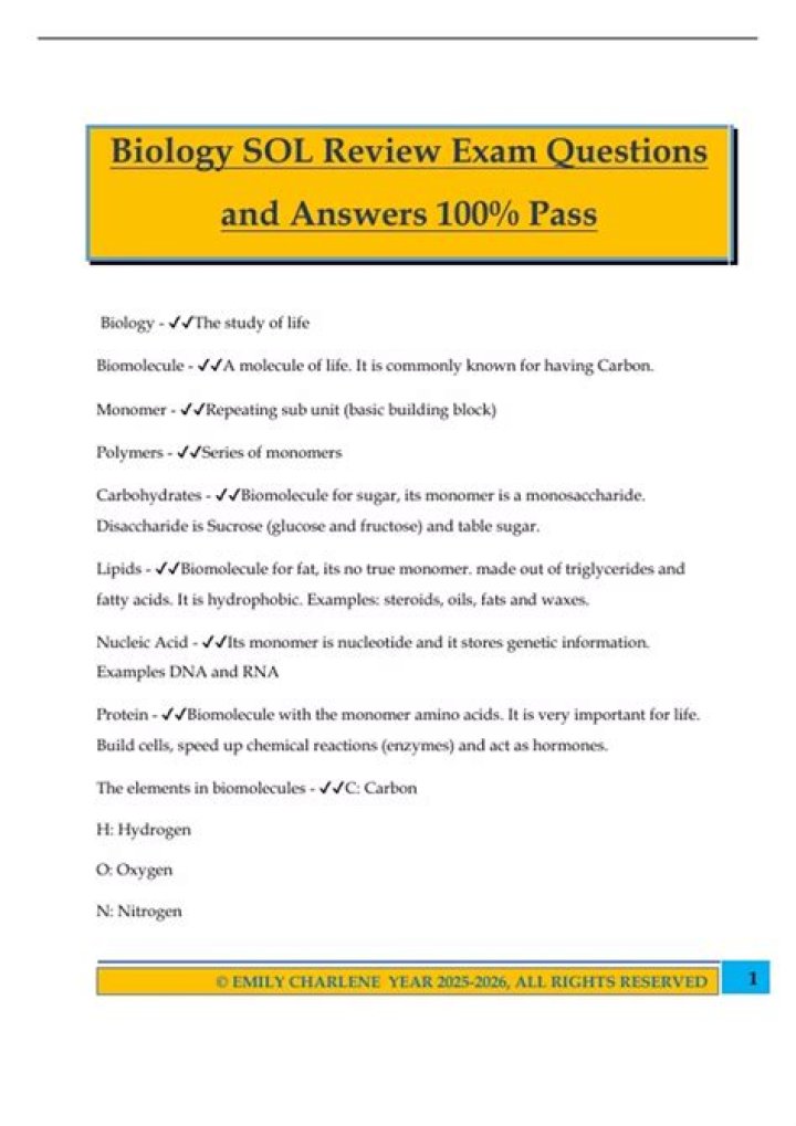 Biology SOL Practice Test PDF: Instant Download & Master Exam Readiness