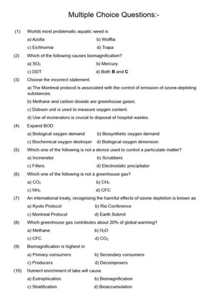 Biotechnology Multiple Choice Questions PDF: Practice & Study Guide