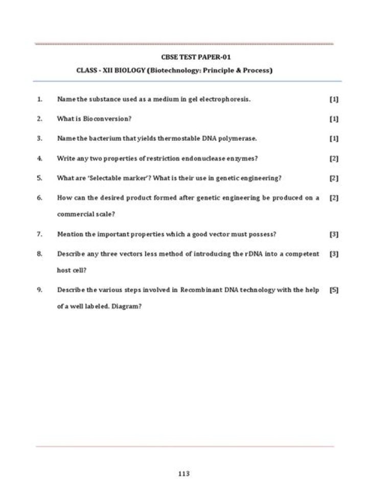 Biotechnology Test PDF: Essential Lab Reports & Protocols