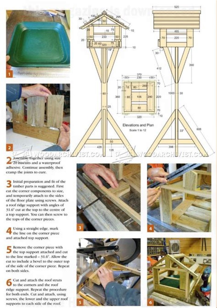 Download Free Bird Table Plans PDF – Easy DIY Bird Feeding Station