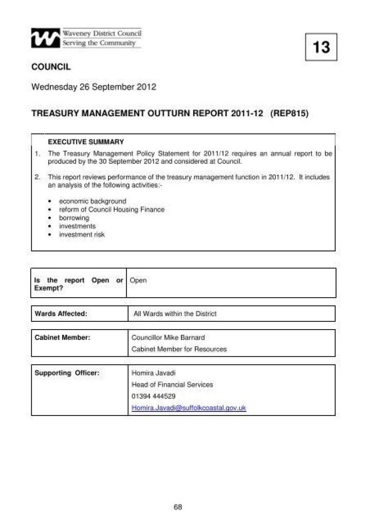 Birmingham City Council 2025 Treasury Management Outturn PDF Report