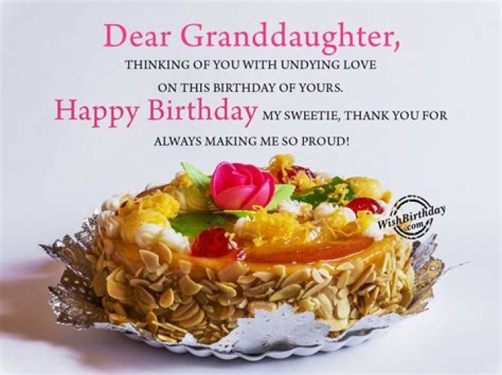 Birthday Wishes For Granddaughter Birthday Images, Pictures
