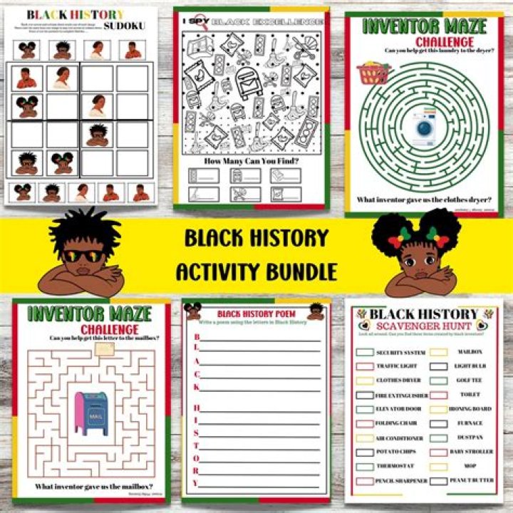 Black History Month Worksheet PDF – Free Educational Resource