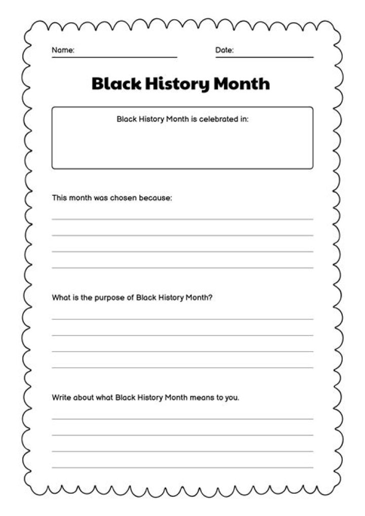 Black History Month Worksheets PDF: Free Educational Resources