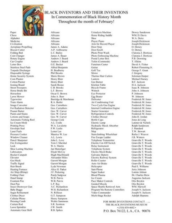 Black Inventors List PDF: Celebrating Groundbreaking Innovators