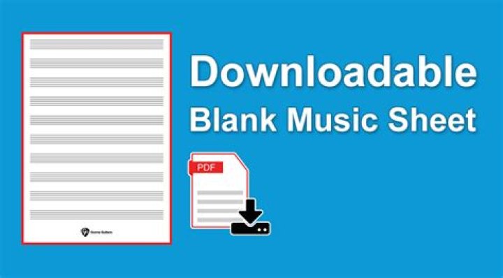 Download Free Blank Music Sheet PDF for Instant Printing