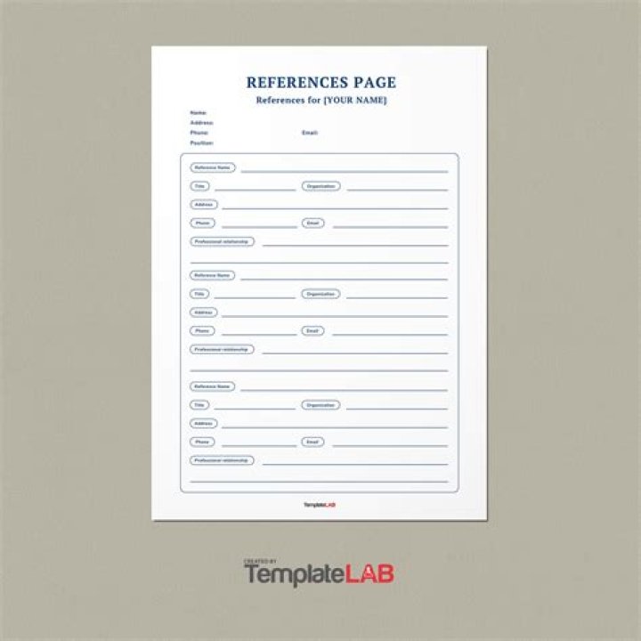 Download Free Blank Reference Sheet PDF Instantly