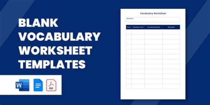 Download Free Blank Worksheet PDF for School & Work