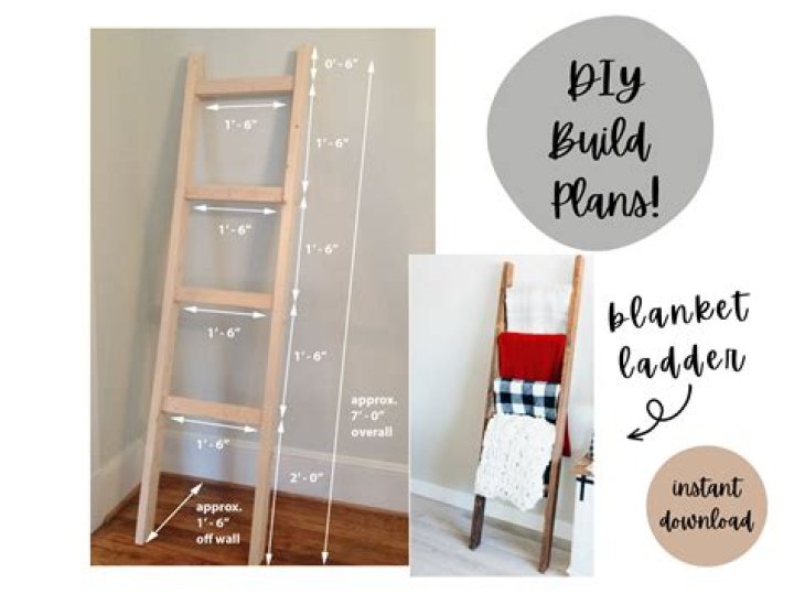 Blanket Ladder Plans PDF: Easy DIY Home Projects