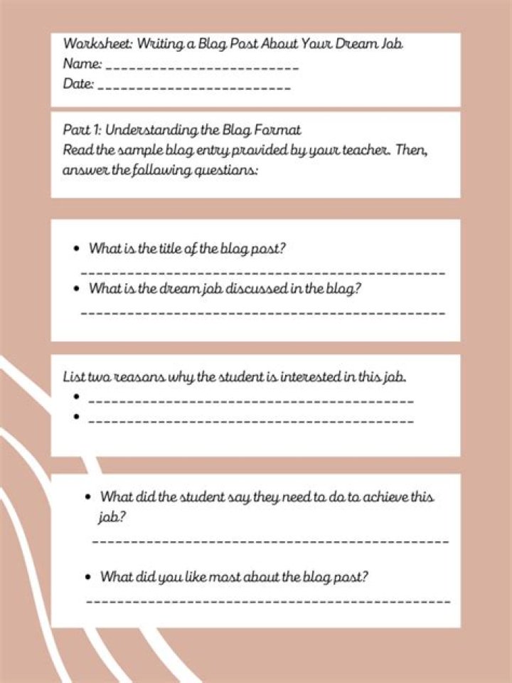 Free Blog Worksheet PDF: Organize Your Content Easily