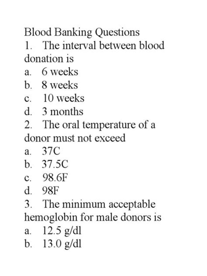 Blood Bank Questions and Answers PDF: Essential FAQs