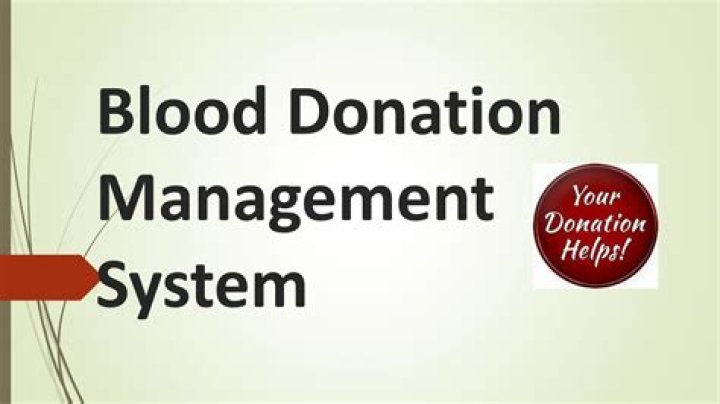 Blood Donation Management System Project Documentation PDF Guide