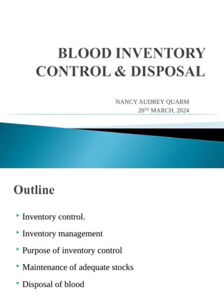 Efficient Blood Inventory Management: Expert PDF Guide