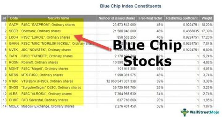 Blue Chip Stocks List PDF – Top Dividend-Paying Blue Chip Stocks Now Available