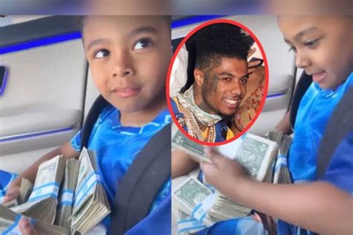 Blueface Gives His Son 1,000 Cash for His Birthday Watch XXL