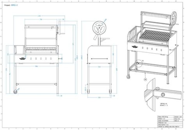 Argentine Grill Plans PDF Blueprint – Build Your Own Outdoor Grill