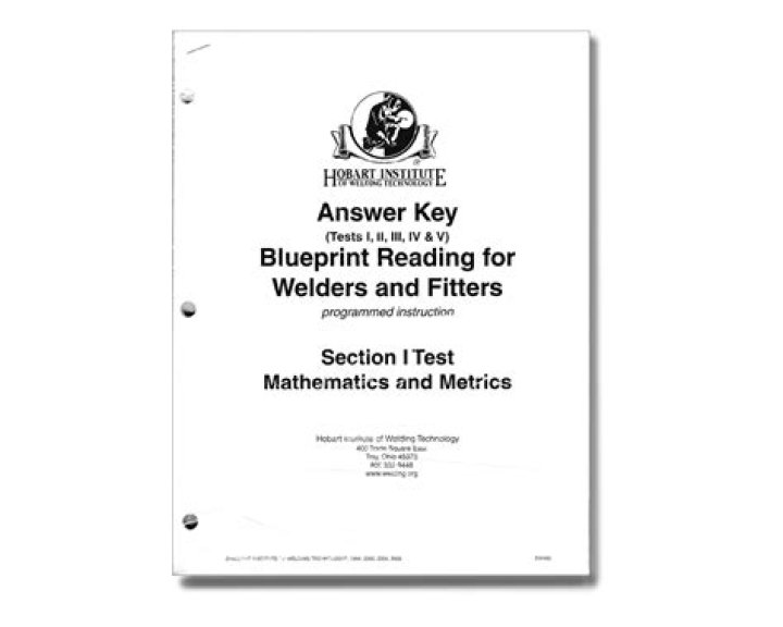 Blueprint Reading for Welders 9th Edition Answer Key PDF Free