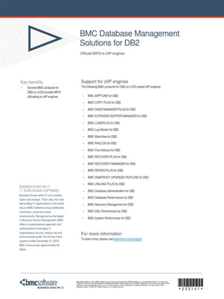 BMc Catalog Manager for DB2: Official User Guide PDF