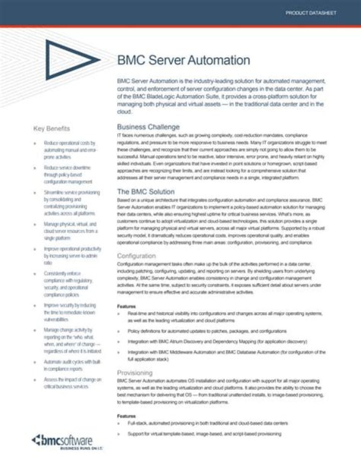 BMC Configuration Management PDF: Step-by-Step Guide